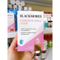 Viên uống Blackmores Conceive Well Gold- Blackmores tăng khả năng thụ thai 56v