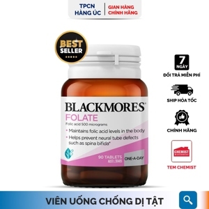 Viên uống Blackmores Folate 500mcg cho bà bầu 90 viên