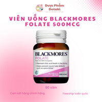 Viên Uống Blackmores Folate 500mcg Hỗ Trợ Bổ Sung Axit Folic Cho Cơ Thể Lọ 90 Viên