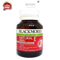 Viên Uống Blackmores Natural Vitamin E 1000IU Của Úc, 30 viên