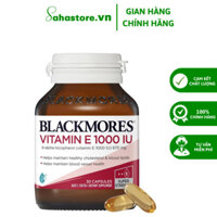 Viên Uống Blackmores Natural Vitamin E 1000iu Của Úc Lọ 30 Viên Hỗ Trợ Sức Khỏe Tim Mạch, Và Duy Trì Trái Tim Khỏe Mạnh
