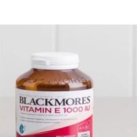 Viên uống Blackmores Natural Vitamin E 1000IU hộp 100 viên của Úc