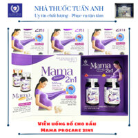 Viên uống bổ cho Mẹ Bầu Mama procare 2in1, Bổ sung DHA, EPA, các vitamin & khoáng chất (Hộp 2 chai)