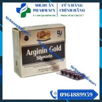 Viên uống bổ gan Arginin Gold Silymarin Đại Uy (Hộp 60 viên) – Giúp mát gan, lợi mật, giải độc gan