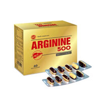 Viên uống bổ gan ARGININE 500 hộp 60 viên