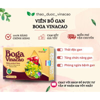 Viên uống bổ gan Boga Vinacao - Thanh nhiệt, giải độc, mát gan, tăng cường chức năng gan