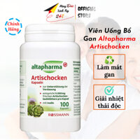 Viên uống bổ gan, giải nhiệt gan Artischocken ALTAPHARMA ngăn ngừa ung thư, hỗ trợ tiêu hóa