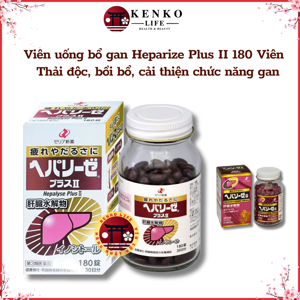 Viên uống bổ gan Heparize plus II 180 viên