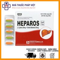 Viên uống bổ gan HEPAROS  Giúp Tăng Cường Chức Năng Gan Hộp 60 viên