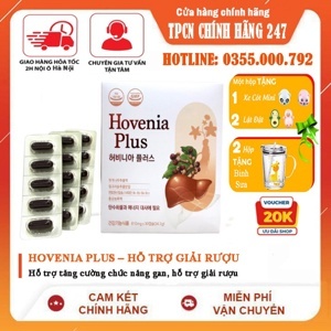 Viên uống bổ gan Hovenia Plus