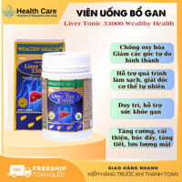 Viên uống bổ gan Liver Tonic 33000 Wealthy Health, hỗ trợ sức khỏe gan, hỗ trợ quá trình giải độc cơ thể, Xuất xứ Úc