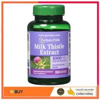 Viên uống bổ gan Milk Thistle Extract Puritan’s Pride 1000 mg 180 viên của Mỹ