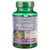 Viên uống bổ gan Milk Thistle Extract 1000,mg. Hộp 180 viên hãng Puritan’s Pride