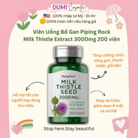 Viên Uống Bổ Gan Piping Rock Milk Thistle Extract 3000mg 200 viên