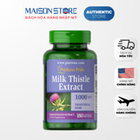 VIÊN UỐNG BỔ GAN PURITAN’S PRIDE MILK THISTLE EXTRACT 1000MG (180 viên) - Hàng Nhập USA Chính Hãng