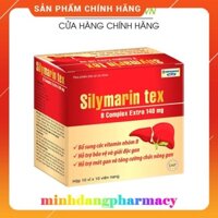 Viên uống bổ gan Silymarin Tex mát gan, giải độc gan - Hộp đỏ 100 viên
