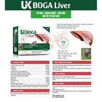Viên Uống Bổ Gan UK BoGa Liver- Giúp Thanh Nhiệt, Mát Gan, Giảm Mẩn Ngứa, Mụn Nhọt, Bảo Vệ Tế Bào Gan - Hộp 60v