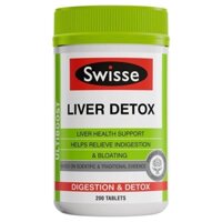 Viên uống bổ gan và thải độc gan Swisse Ultiboost Liver Detox 200 viên