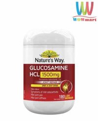 Viên uống bổ khớp của Úc Nature’s Way Glucosamine HCl 1500mg 200 viên