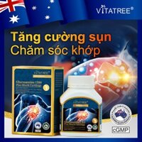 Viên uống bổ khớp, hỗ trợ thoái hóa khớp glucosamine Sụn Cá Mập Vitatree Glucosamine 1500mg - Lọ 100 Viên