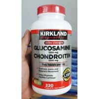 viên uống bổ khớp Kirkland Glucosamine 1500 mg Chondroitin 1200 mg Glucosamine chai 220 viên từ Mỹ