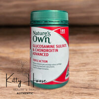 Viên uống bổ khớp Nature's Own Glucosamine Sulfate & Chondroitin Advanced lọ 180 Viên