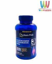 Viên uống bổ khớp Puritan’s Pride Glucosamine Chondroitin MSM 240 viên
