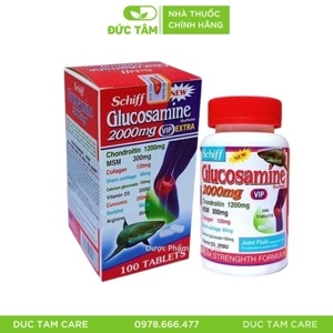 Viên uống bổ khớp Schiff Glucosamine 2000 mg 100 viên