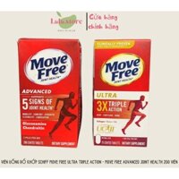 Viên uống bổ khớp Schiff Move Free Ultra Triple Action - Move Free Advanced Joint Health 200 Viên