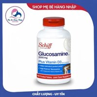 Viên uống bổ khớp Schiff Glucosamine 2000mg, Vitamin D3 150 viên của Mỹ