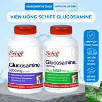 Viên uống bổ khớp Schiff Glucosamine 1500mg MSM và Hyaluronic Acid 150Viên, Schiff - Marsshopvietnam