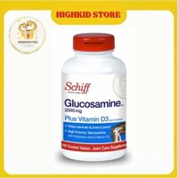 Viên uống bổ khớp Schiff Glucosamine 2000mg, Vitamin D3 150 viên của Mỹ