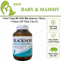 Viên Uống Bổ Mắt Blackmores Macu - Vision 125 Viên Của Úc, mẫu mới