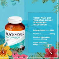 Viên uống bổ mắt cho người cận thị Blackmores Macu Vision 125 viên - Úc