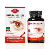 Viên Uống Bổ Mắt Nutra Vision With Lutein & Bilberry lọ 30 viên