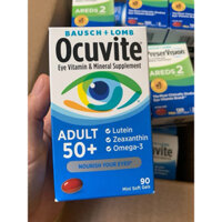 VIÊN UỐNG BỔ MẮT OCUVITE DÀNH CHO NGƯỜI LỚN TUỔI OCUVITE ADULT 50+ 90 VIÊN CHÍNH HÃNG