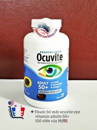 Viên Uống Bổ Mắt Ocuvite Eye Vitamin Adults 50+ 150 viên của Mỹ