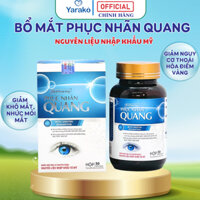 Viên uống bổ mắt Phục Nhãn Quang Chính Hãng,Hỗ trợ tăng cường thị lực, giảm khô mắt,nhức mỏi mắt