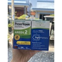 Viên uốn,g bổ mắt PreserVision Areds 2 Formula 130 viên Mỹ