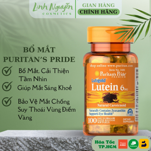 Viên uống bổ mắt Puritan's Pride Lutigold Lutein 6mg 100 viên
