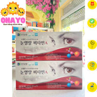 Viên uống bổ mắt ,sáng mắt HANMI Hàn Quốc 120 viên (Health Of Eye Vitamin A, bảo vệ đôi mắt bạn - ohayo