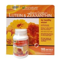 Viên uống bổ mắt Trunature Lutein & Zeaxanthin Vision Complex Tunature 140 viên của Mỹ