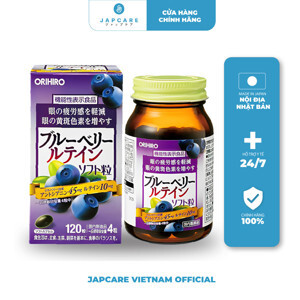 Viên uống bổ mắt việt quất Blueberry Orihiro 120 viên