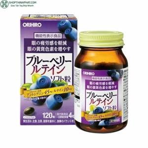 Viên uống bổ mắt việt quất Blueberry Orihiro 120 viên