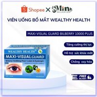 Viên Uống Bổ Mắt Wealthy Health Maxi-Visual - Viên Dầu Cá Bổ Sung Vitamin A Chăm Sóc Mắt Cho Người Lớn