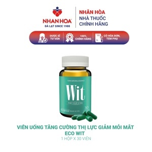 Viên uống bổ mắt wit lọ 30 viên - bổ sung các dưỡng chất