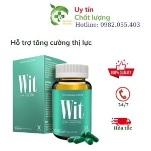 Viên uống bổ mắt wit lọ 30 viên - bổ sung các dưỡng chất
