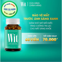 Viên uống bổ mắt Wit tăng cường thị lực, giảm mờ mắt hộp 60 Viên