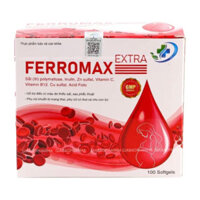 Viên uống bổ máu FERROMAX  Vinaphar, Hộp 100 Viên - Bổ xung sắt cho người thiếu máu