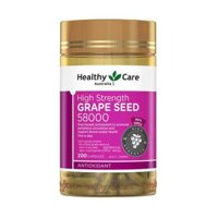 Viên uống bổ máu Healthy Care Grape Seed 58000 200 viên